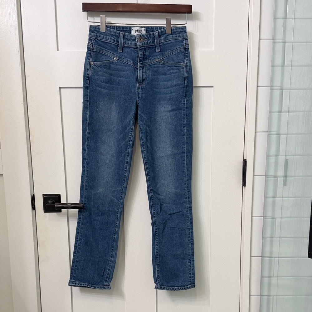 PAIGE Yoke Style Classic Blue Jeans
